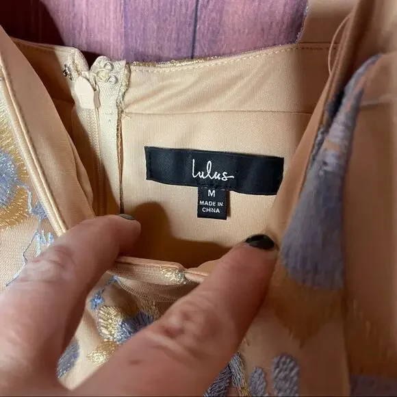 Lulu’s Formal Lace Detail Bustier Dress - Picture 7 of 10